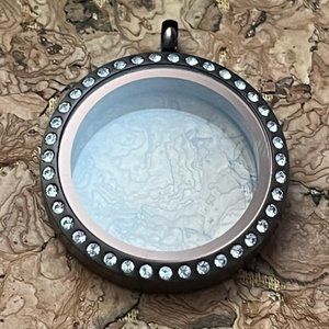 Large Chocolate Hinged Locket